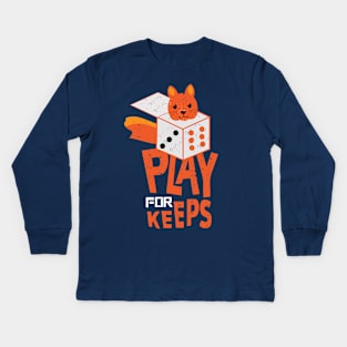 Play For Keeps Kid's Funny Kids Long Sleeve T-Shirt